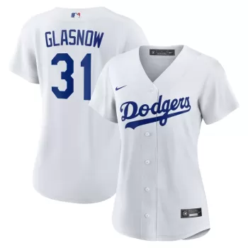 Women's Los Angeles Dodgers Tyler Glasnow Nike White Home Replica Jersey Women's Los Angeles Dodgers Tyler Glasnow Nike White Home Replica Jersey
