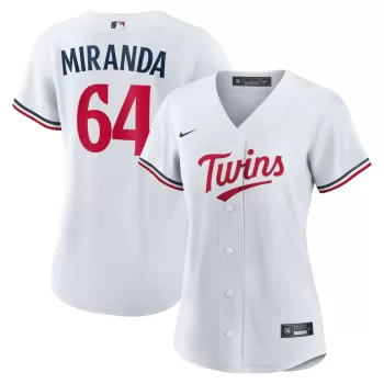 Women's Minnesota Twins Jose Miranda Nike White Home Replica Jersey Women's Minnesota Twins Jose Miranda Nike White Home Replica Jersey