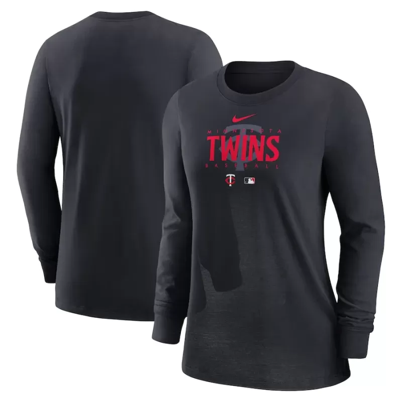 Women's Minnesota Twins Nike Authentic Collection Legend Performance Long Sleeve T-Shirt
