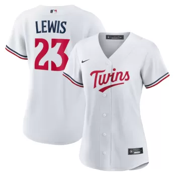 Women's Minnesota Twins Royce Lewis Nike White Home Replica Jersey