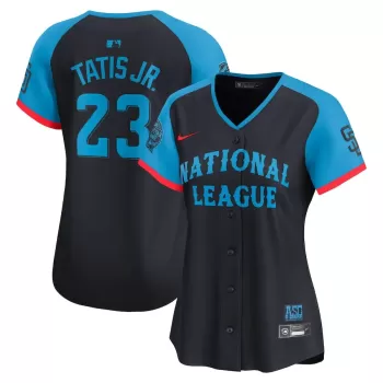 Women's National League Fernando Tatis Jr. Nike Navy 2024 MLB All-Star Game Limited Player Jersey Women's National League Fernando Tatis Jr. Nike Navy 2024 MLB All-Star Game Limited Player Jersey