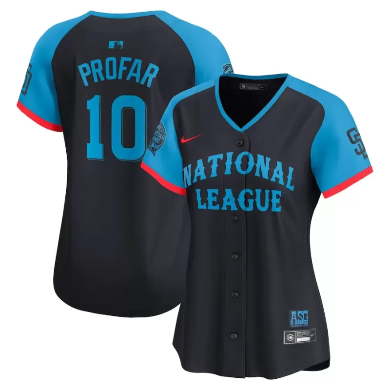 Women's National League Jurickson Profar Nike Navy 2024 MLB All-Star Game Limited Player Jersey Women's National League Jurickson Profar Nike Navy 2024 MLB All-Star Game Limited Player Jersey