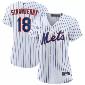 Women's New York Mets Darryl Strawberry Nike White Home Replica Player Jersey Women's New York Mets Darryl Strawberry Nike White Home Replica Player Jersey