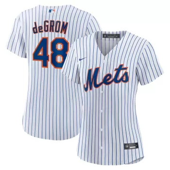 Women's New York Mets Jacob deGrom Nike White Home Replica Player Jersey Women's New York Mets Jacob deGrom Nike White Home Replica Player Jersey