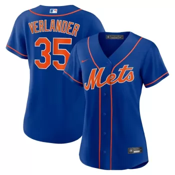 Women's New York Mets Justin Verlander Nike Royal Alternate Replica Player Jersey Women's New York Mets Justin Verlander Nike Royal Alternate Replica Player Jersey