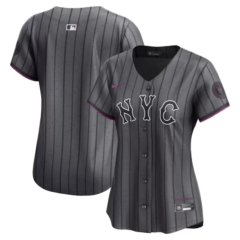 Women's New York Mets Nike Gray City Connect Limited Jersey Women's New York Mets Nike Gray City Connect Limited Jersey