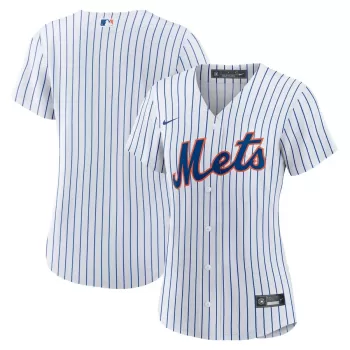 Women's New York Mets Nike White Home Blank Replica Jersey Women's New York Mets Nike White Home Blank Replica Jersey