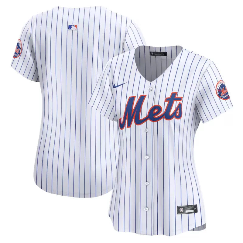 Women's New York Mets Nike White Home Limited Jersey Women's New York Mets Nike White Home Limited Jersey
