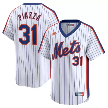 Women's New York Mets Nike White Mike Piazza Throwback Cooperstown Limited Jersey Women's New York Mets Nike White Mike Piazza Throwback Cooperstown Limited Jersey