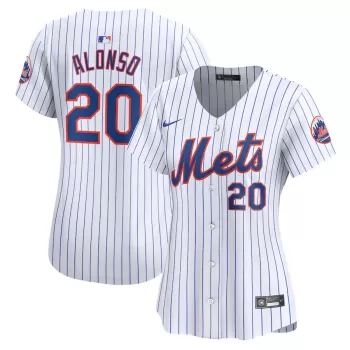 Women's New York Mets Pete Alonso Nike White Home Limited Player Jersey Women's New York Mets Pete Alonso Nike White Home Limited Player Jersey