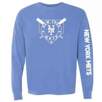 Women's New York Mets Soft as a Grape Royal Pigment Dye Long Sleeve T-Shirt Women's New York Mets Soft as a Grape Royal Pigment Dye Long Sleeve T-Shirt