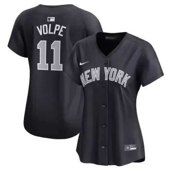 Women's New York Yankees Anthony Volpe Nike Navy Alternate Limited Player Jersey Women's New York Yankees Anthony Volpe Nike Navy Alternate Limited Player Jersey