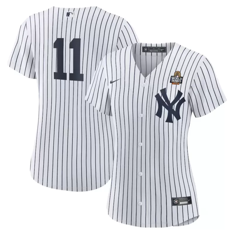 Women's New York Yankees Anthony Volpe Nike White 2024 World Series Home Replica Player Jersey