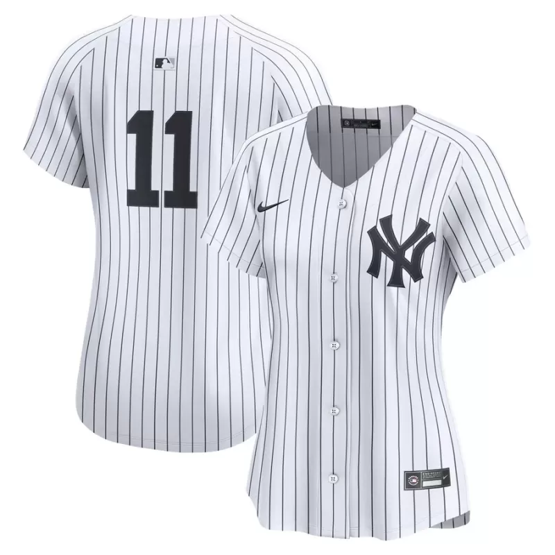Women's New York Yankees Anthony Volpe Nike White Home Limited Jersey Women's New York Yankees Anthony Volpe Nike White Home Limited Jersey