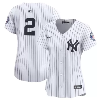 Women's New York Yankees Derek Jeter Nike White Home Limited Player Jersey Women's New York Yankees Derek Jeter Nike White Home Limited Player Jersey
