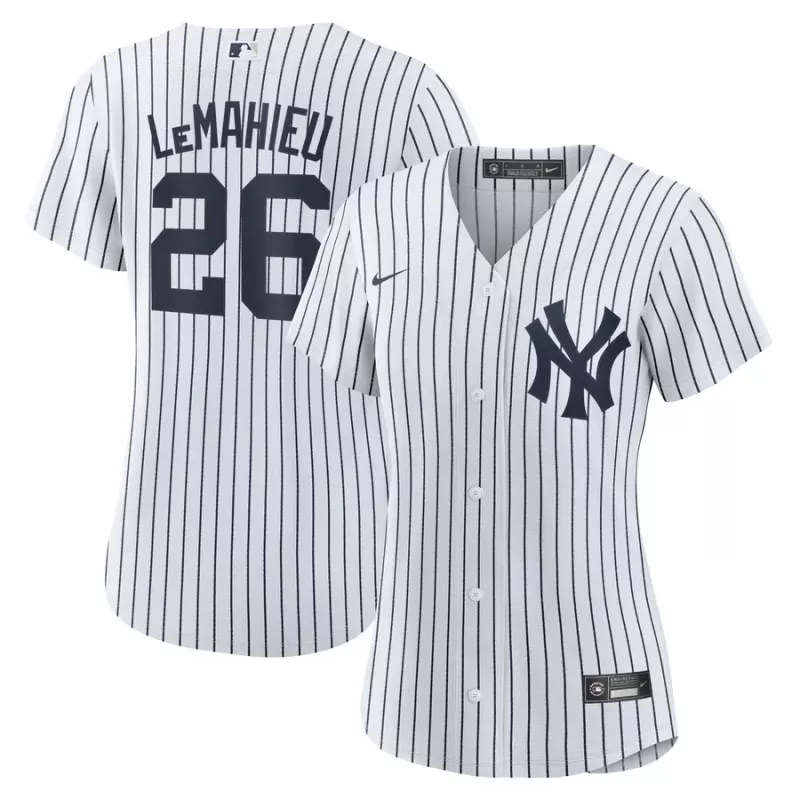Women's New York Yankees DJ LeMahieu Nike White Home Replica Jersey Women's New York Yankees DJ LeMahieu Nike White Home Replica Jersey