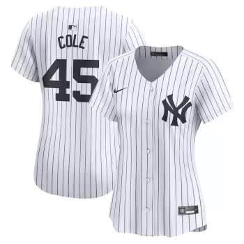 Women's New York Yankees Gerrit Cole Nike White Home Limited Player Jersey Women's New York Yankees Gerrit Cole Nike White Home Limited Player Jersey