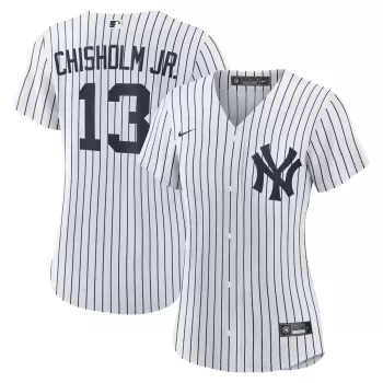 Women's New York Yankees Jazz Chisholm Jr. Nike White Home Replica Jersey Women's New York Yankees Jazz Chisholm Jr. Nike White Home Replica Jersey
