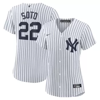 Women's New York Yankees Juan Soto Nike White Home Replica Player Jersey Women's New York Yankees Juan Soto Nike White Home Replica Player Jersey