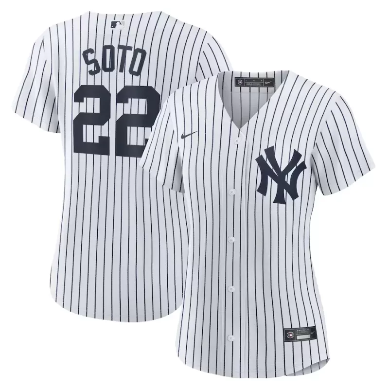 Women's New York Yankees Juan Soto Nike White Home Replica Player Jersey Women's New York Yankees Juan Soto Nike White Home Replica Player Jersey