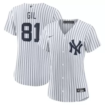 Women's New York Yankees Luis Gil Nike White Home Replica Jersey Women's New York Yankees Luis Gil Nike White Home Replica Jersey