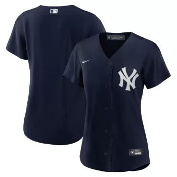 Women's New York Yankees Nike Navy Alternate Replica Team Jersey Women's New York Yankees Nike Navy Alternate Replica Team Jersey
