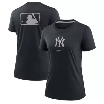 Women's New York Yankees Nike Navy Authentic Collection Early Work Tri-Blend T-Shirt Women's New York Yankees Nike Navy Authentic Collection Early Work Tri-Blend T-Shirt