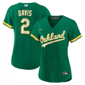 Women's Oakland Athletics Khris Davis Nike Green Alternate Replica Player Jersey Women's Oakland Athletics Khris Davis Nike Green Alternate Replica Player Jersey