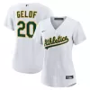 Women's Oakland Athletics Zack Gelof Nike White Home Replica Player Jersey
