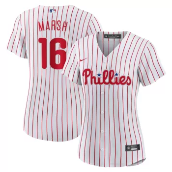 Women's Philadelphia Phillies Brandon Marsh Nike White Home Replica Jersey Women's Philadelphia Phillies Brandon Marsh Nike White Home Replica Jersey