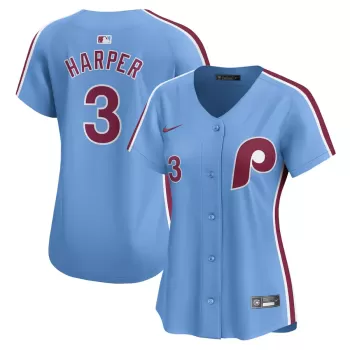 Women's Philadelphia Phillies Bryce Harper Nike Light Blue Alternate Limited Player Jersey Women's Philadelphia Phillies Bryce Harper Nike Light Blue Alternate Limited Player Jersey