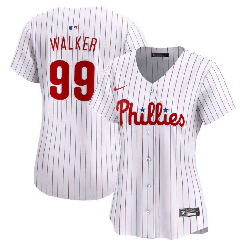 Women's Philadelphia Phillies Taijuan Walker Nike White Home Limited Jersey Women's Philadelphia Phillies Taijuan Walker Nike White Home Limited Jersey