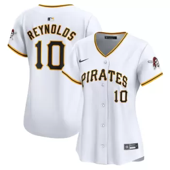 Women's Pittsburgh Pirates Bryan Reynolds Nike White Home Limited Player Jersey Women's Pittsburgh Pirates Bryan Reynolds Nike White Home Limited Player Jersey