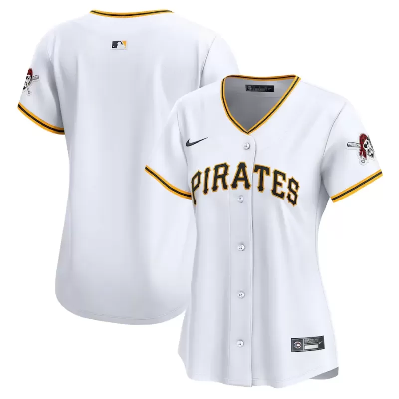 Women's Pittsburgh Pirates Nike White Home Limited Jersey Women's Pittsburgh Pirates Nike White Home Limited Jersey