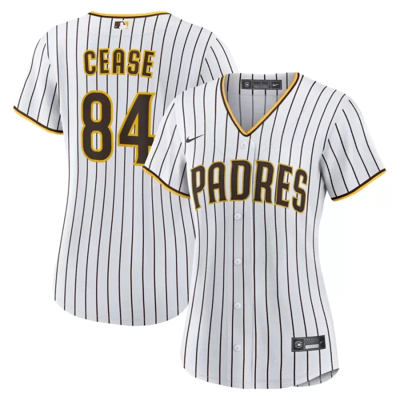 Women's San Diego Padres Dylan Cease Nike White Home Replica Jersey Women's San Diego Padres Dylan Cease Nike White Home Replica Jersey