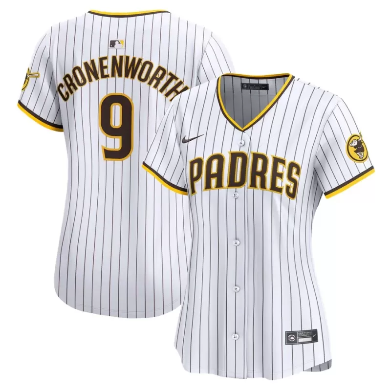 Women's San Diego Padres Jake Cronenworth Nike White Home Limited Player Jersey Women's San Diego Padres Jake Cronenworth Nike White Home Limited Player Jersey