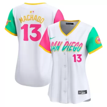 Women's San Diego Padres Manny Machado Nike White City Connect Limited Player Jersey Women's San Diego Padres Manny Machado Nike White City Connect Limited Player Jersey