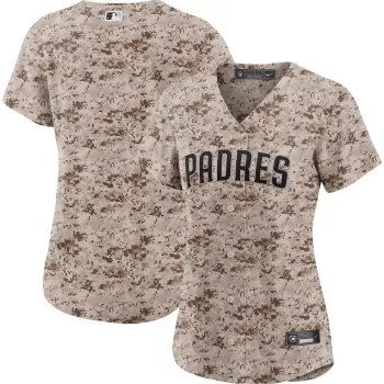 Women's San Diego Padres Nike Camo USMC Alternate Replica Team Jersey Women's San Diego Padres Nike Camo USMC Alternate Replica Team Jersey