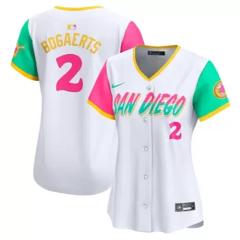 Women's San Diego Padres Xander Bogaerts Nike White City Connect Limited Player Jersey Women's San Diego Padres Xander Bogaerts Nike White City Connect Limited Player Jersey