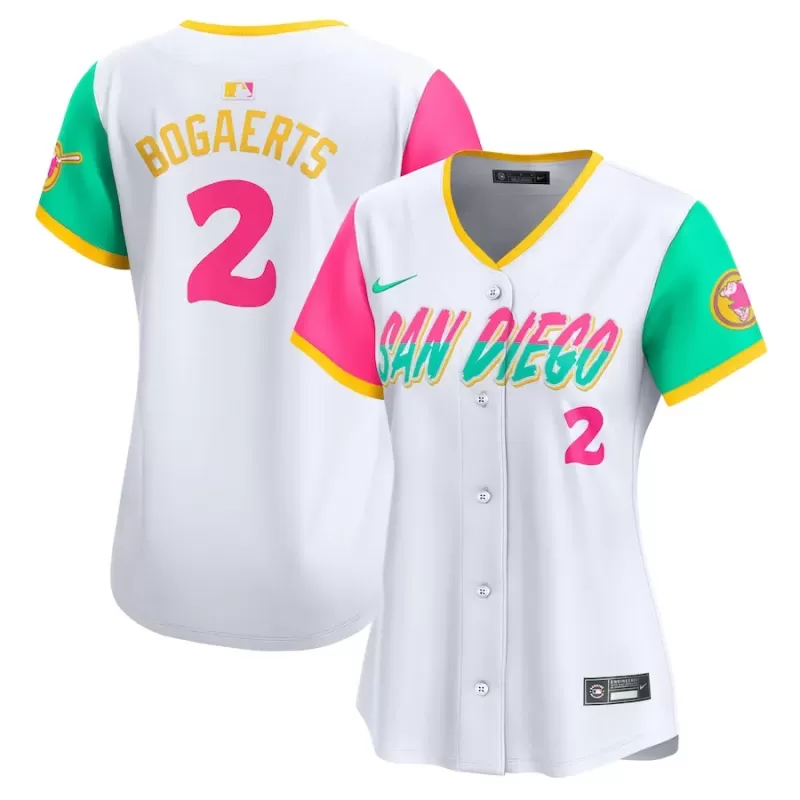 Women's San Diego Padres Xander Bogaerts Nike White City Connect Limited Player Jersey Women's San Diego Padres Xander Bogaerts Nike White City Connect Limited Player Jersey