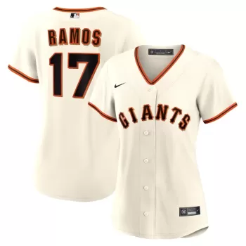 Women's San Francisco Giants Heliot Ramos Nike White Home Replica Jersey Women's San Francisco Giants Heliot Ramos Nike White Home Replica Jersey