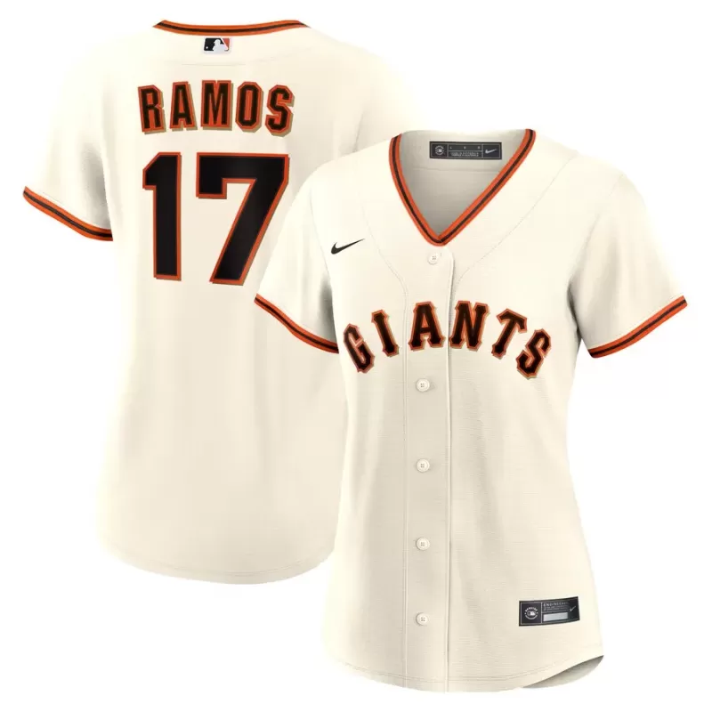 Women's San Francisco Giants Heliot Ramos Nike White Home Replica Jersey Women's San Francisco Giants Heliot Ramos Nike White Home Replica Jersey