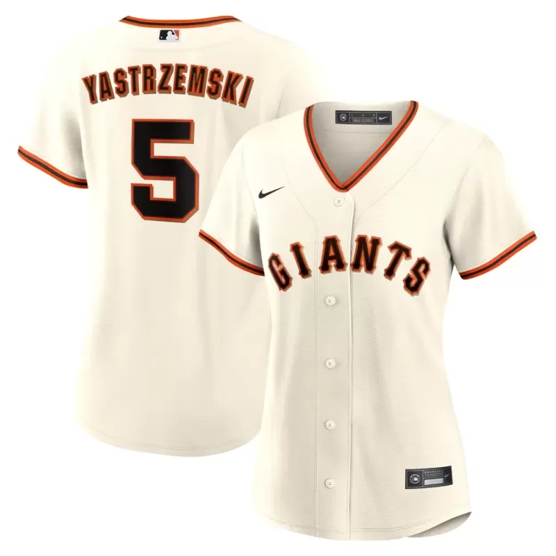 Women's San Francisco Giants Mike Yastrzemski Nike Cream Home Replica Player Jersey Women's San Francisco Giants Mike Yastrzemski Nike Cream Home Replica Player Jersey