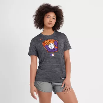 Women's San Francisco Giants Nike Heather Black 2025 City Connect Authentic Collection Velocity Performance T-Shirt