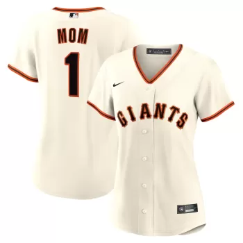 Women's San Francisco Giants Nike White #1 Mom Home Replica Jersey Women's San Francisco Giants Nike White #1 Mom Home Replica Jersey
