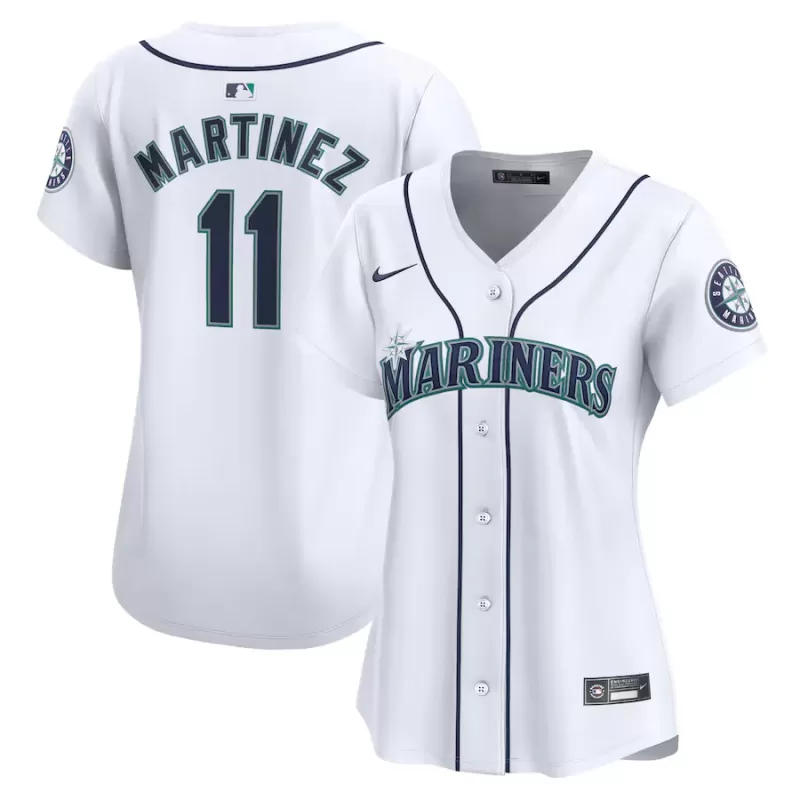 Women's Seattle Mariners Edgar Martinez Nike White Home Limited Player Jersey Women's Seattle Mariners Edgar Martinez Nike White Home Limited Player Jersey