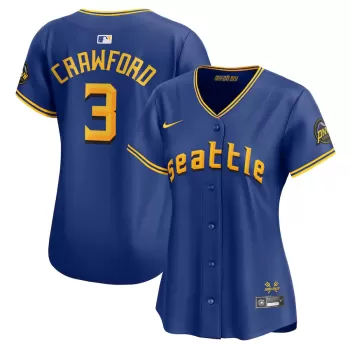 Women's Seattle Mariners J.P. Crawford Nike Royal City Connect Limited Player Jersey