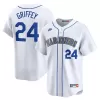 Women's Seattle Mariners Nike White Ken Griffey Jr. Throwback Cooperstown Limited Jersey