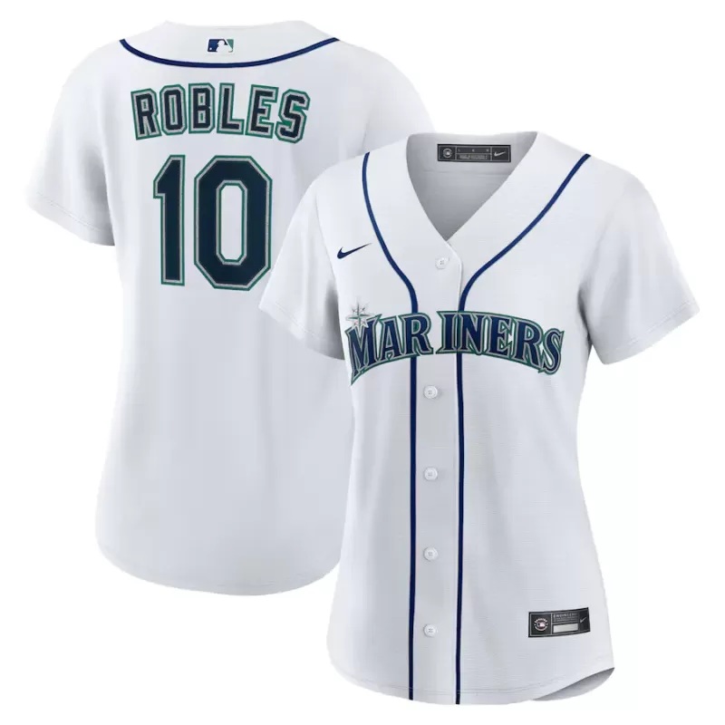 Women's Seattle Mariners Victor Robles Nike White Home Replica Jersey Women's Seattle Mariners Victor Robles Nike White Home Replica Jersey