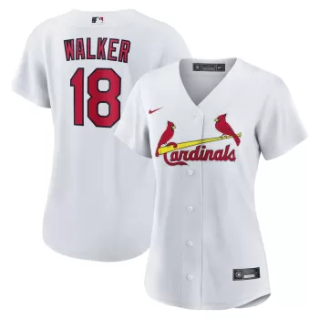 Women's St. Louis Cardinals Jordan Walker Nike White Home Replica Jersey Women's St. Louis Cardinals Jordan Walker Nike White Home Replica Jersey